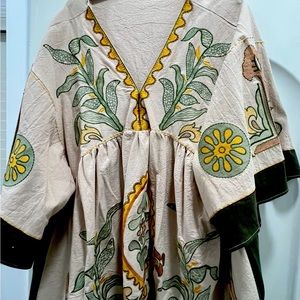 Lilipretty Sweet Duet Embroidered Bell Sleeve Babydoll Mini Dress. Never worn.